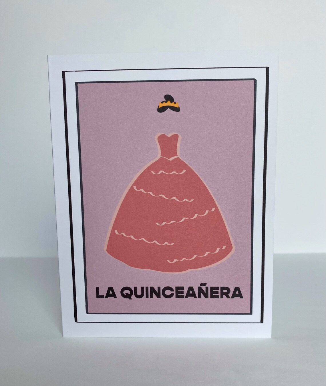La Quinceañera Lotería Greeting Card Etsy