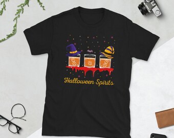 Camisa de los espíritus de Halloween, camisa de Halloween, espíritu de Halloween, espíritus de Halloween, traje de espíritu de Halloween, traje de espíritus de Halloween, Bourbon