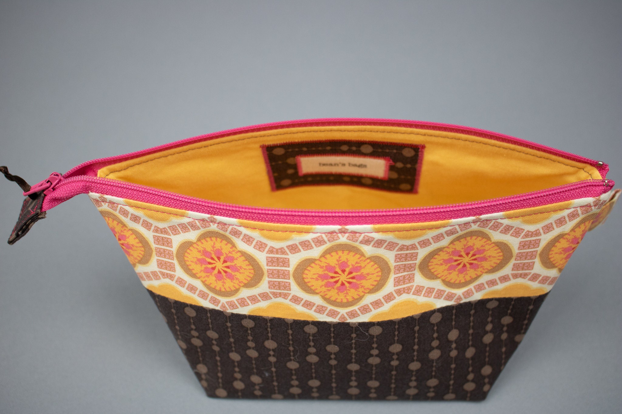 Makeup Bag / Fabric Makeup Bag / Travel Bag / Wash Bag / Etsy