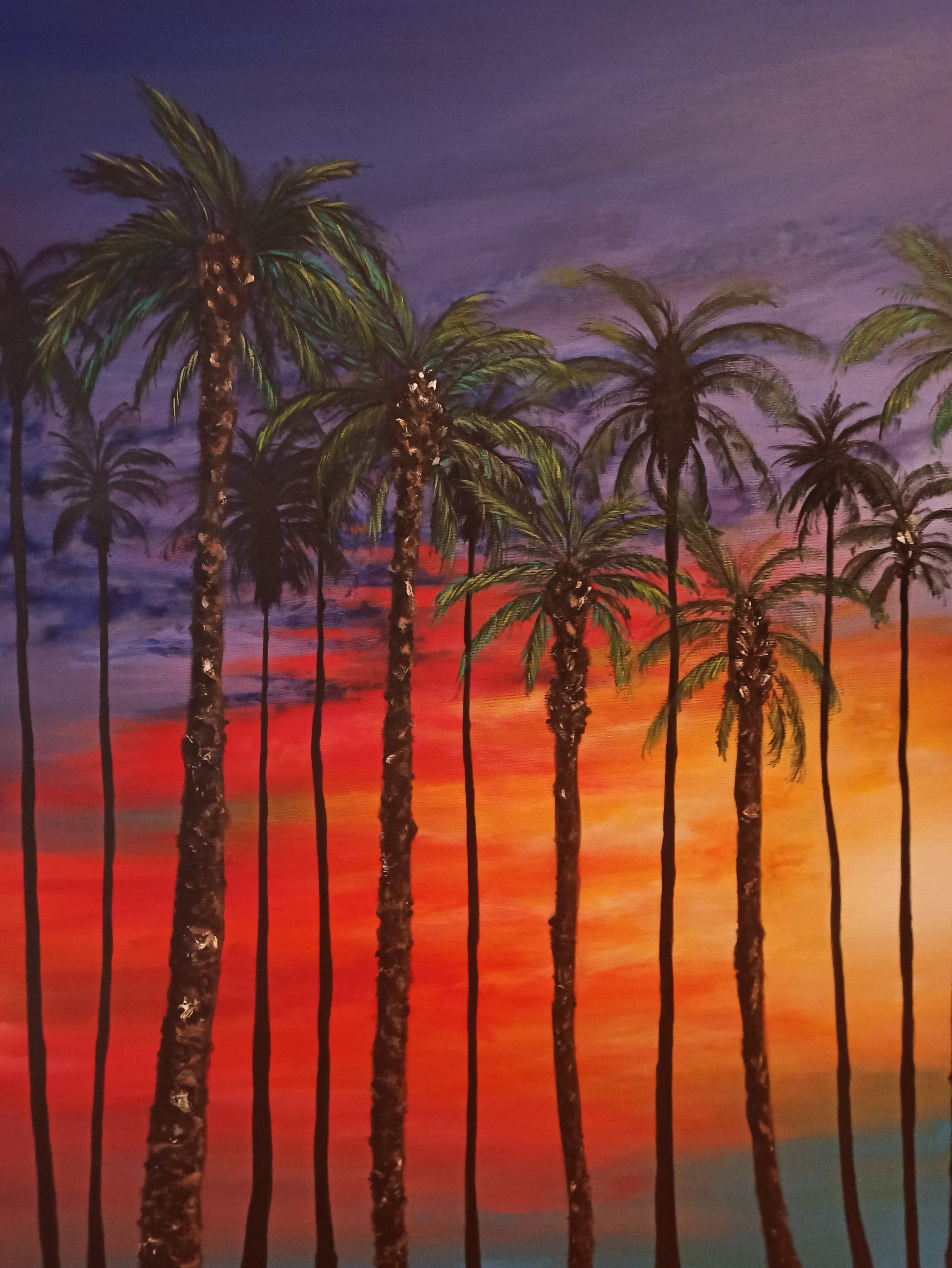 カリフォルニア・ドリーミング 80×100 キャンバスに描かれた絵画