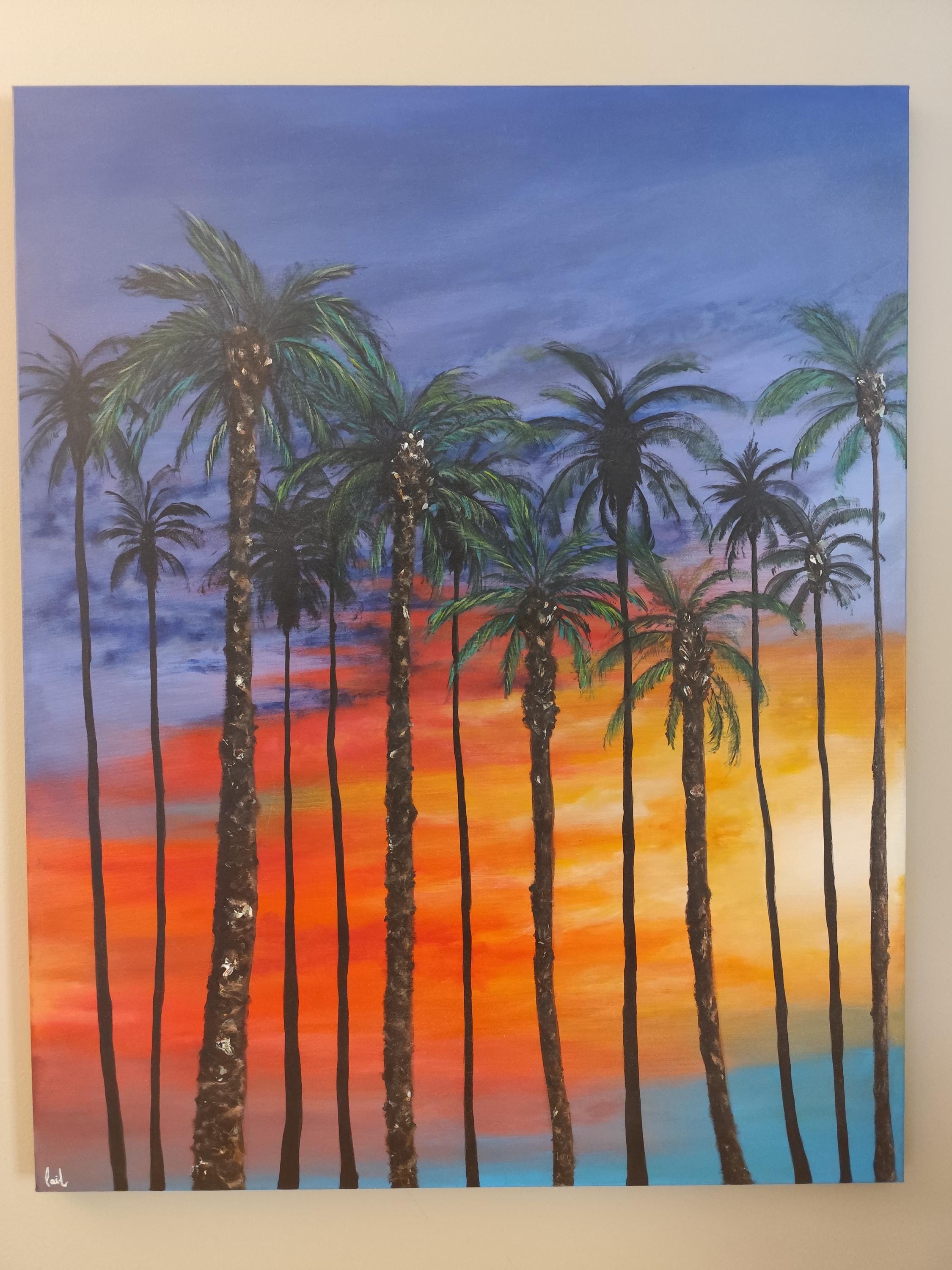 カリフォルニア・ドリーミング 80×100 キャンバスに描かれた絵画