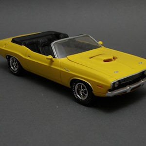 1970 Dodge Challenger R/T Convertible - 1/25 scale built Handarbeit, Einzelstück, Custom made, Modell, Modellauto, Ikone, Kult, Muscle Car