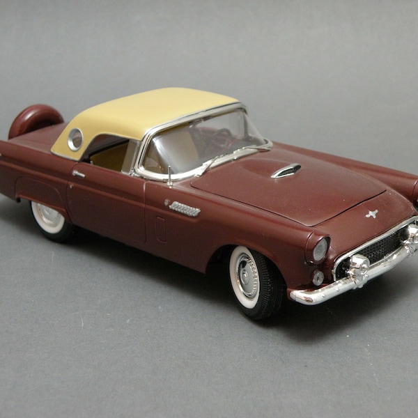 Stash Clearance - 1/25 scale built - 1956 Thunderbird - Handarbeit, Einzelstück, Modell Auto, Classic, Klassiker, Miniatur, US-Car