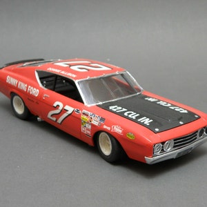 Donnie Allison Torino Talladega - 1/25 scale built, Handarbeit, Einzelstück, NASCAR, Pro built, Modell Auto, Car, Miniatur, US-Car, racecar
