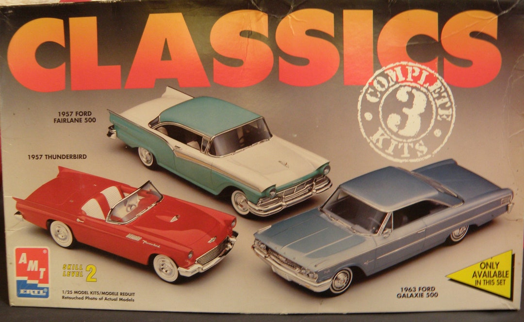 Unbuilt Kit Scale 1/25 1/24 CLASSICS Ford 3 Kits in 1 - Etsy