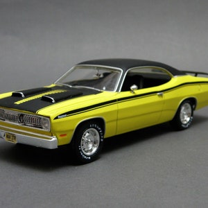 1971 PLYMOUTH DUSTER 340 - 1/25 Scale Built, Handcrafted, One-off