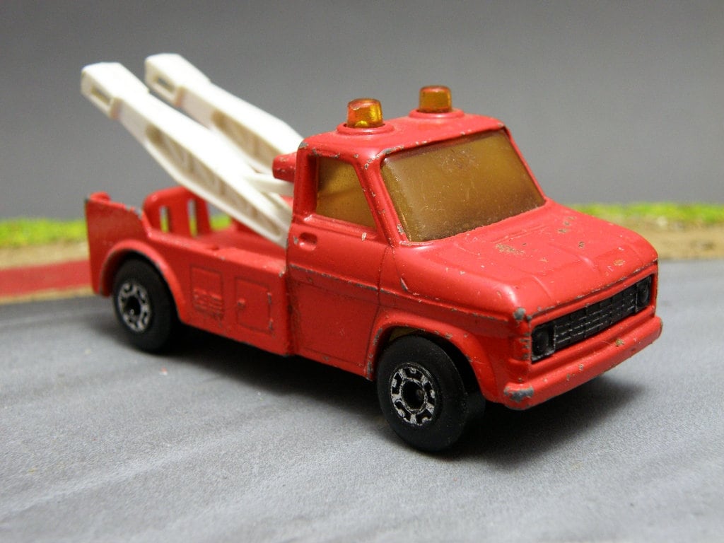 ミニカー MATCHBOX No.71 WRECK TRUCK Matchbox restoration Ford Heavy Wreck Truck No 71. Diecast