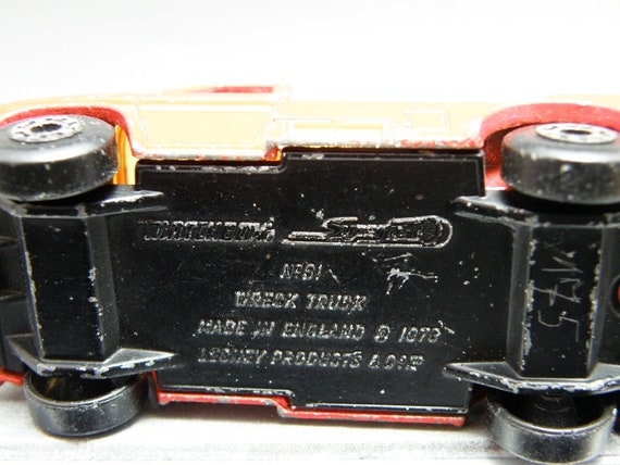 Vintage WRECK TRUCK (matchbox No. 61) 1978 - Matchbox