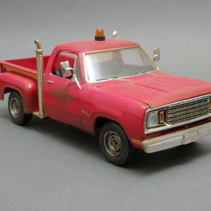 1978 Dodge Li'l Red Express - 1/25 scale built, Handarbeit, Einzelstück, Custom made, Pro built, Modell Auto, Klassiker, Miniatur, US-Car