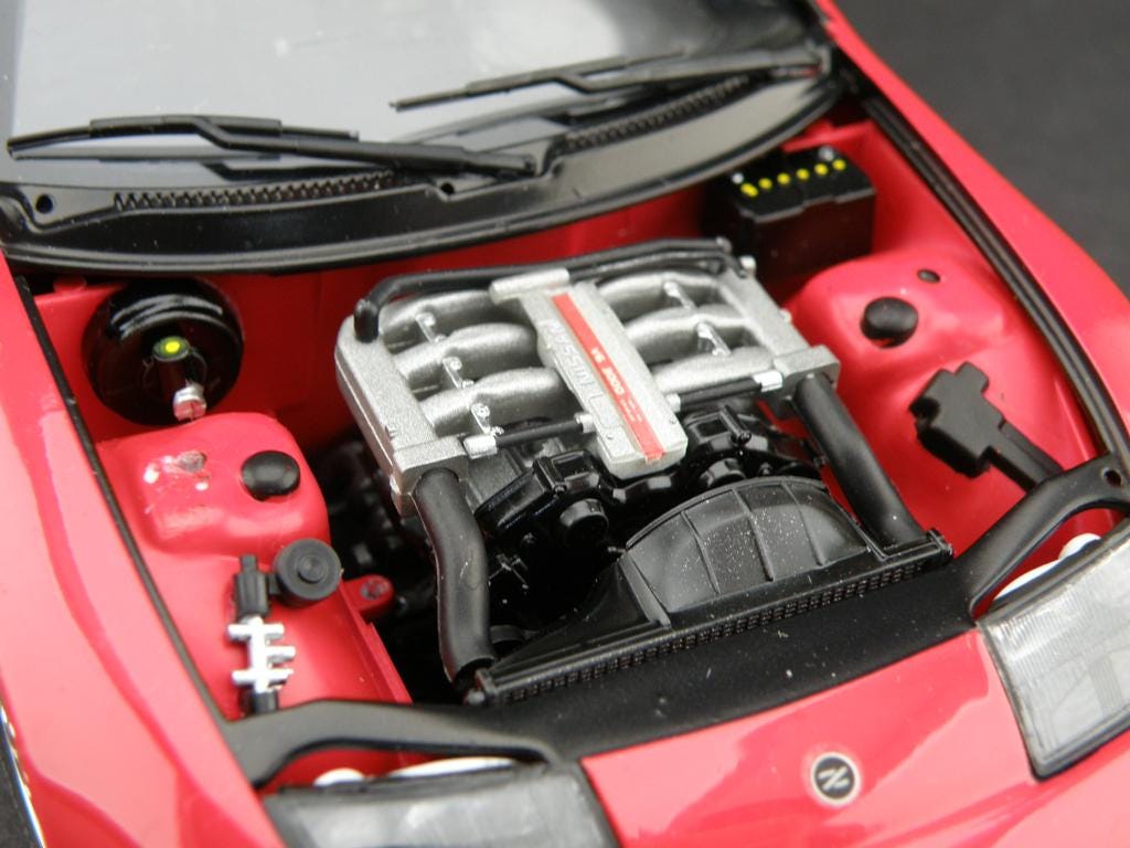 NISSAN 300 ZX Turbo Fairlady - 1/24 Scale - Handcrafted, Unique