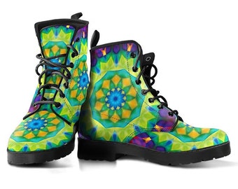 bright green doc martens