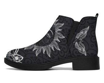 women's vegan motorcycle boots