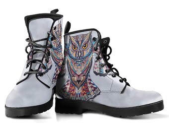 owl rain boots womens
