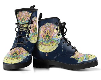 lotus navy boots
