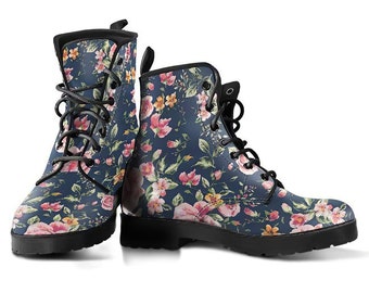 Floral boots | Etsy