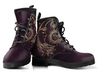 wine colored boots for sale