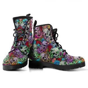 women's sugar skull rain boots