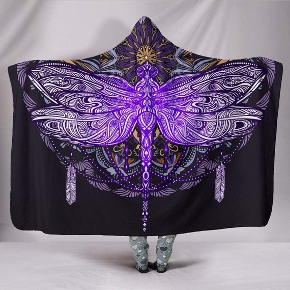 Purple Dragonfly Hippie Festival Handmade Crafted Hindu | Etsy