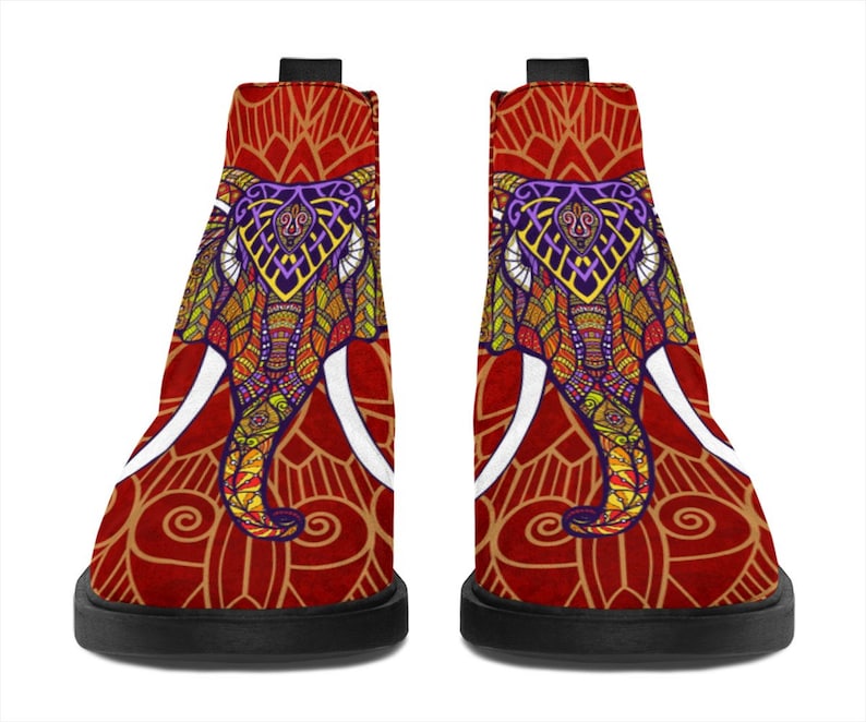Floral Vegan Leather Spiritual Hippie Fashion Boots Biker Boots Women/'s Boots Leather Boots Women Rain Boots Handmade Boots