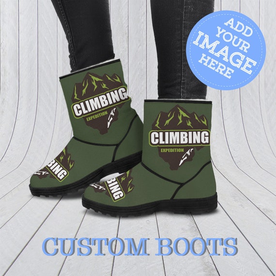 custom fur boots