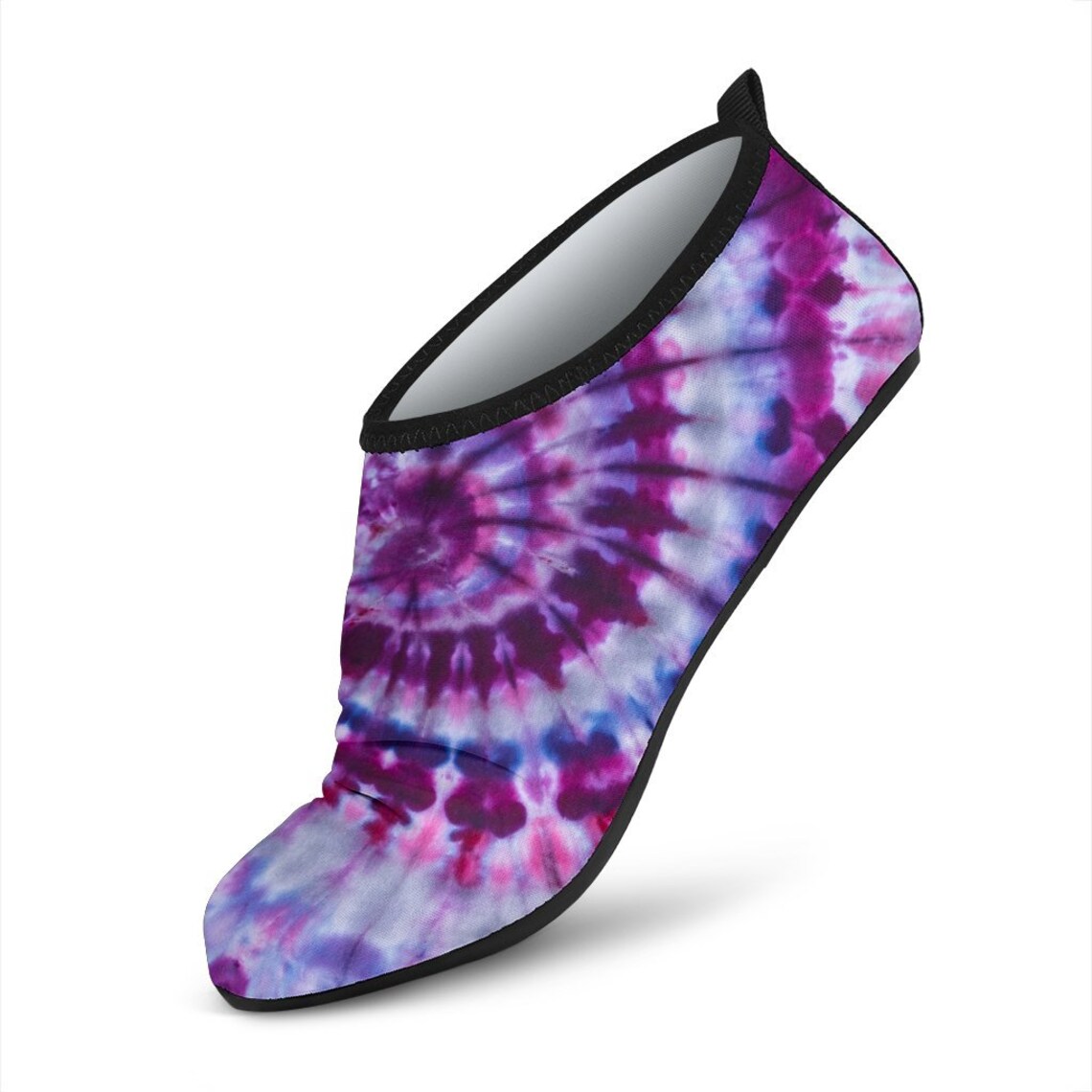 purple beach shoes
