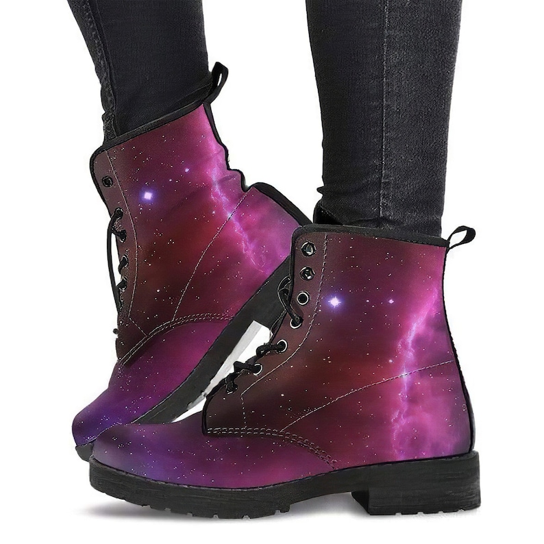 snow Boots Women Womens Leather Boots Womens Shoes Space Red Shoes Womens Rain Boots Handcrafted Boots Womens Combat Boots