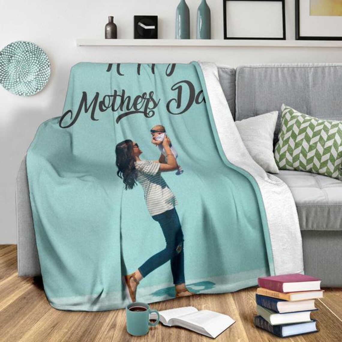 Custom Print Sublimation Adult Blanket Etsy
