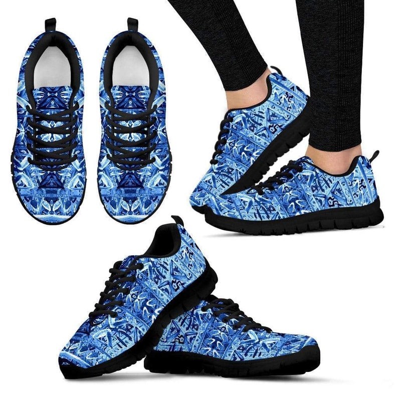 Women/'s Sneakers Steerwear Runners Custom Printed Hippie Blue Sneakers Tennis Shoe Custom Shoes Spiritual Trainers