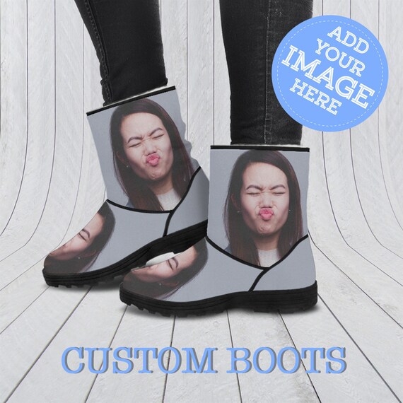 faux fur ugg style boots