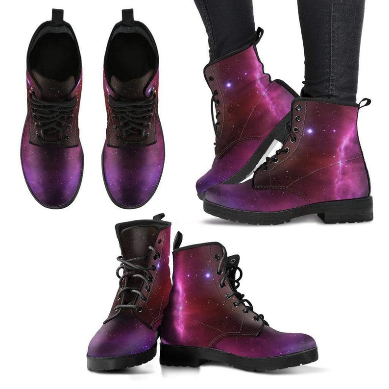 snow Boots Women Womens Leather Boots Womens Shoes Space Red Shoes Womens Rain Boots Handcrafted Boots Womens Combat Boots