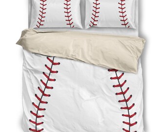 queen baseball bedding