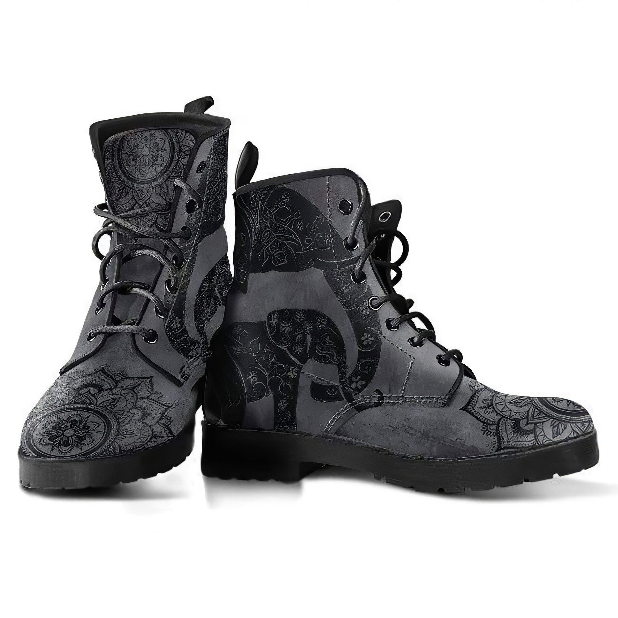 grey elephant boots