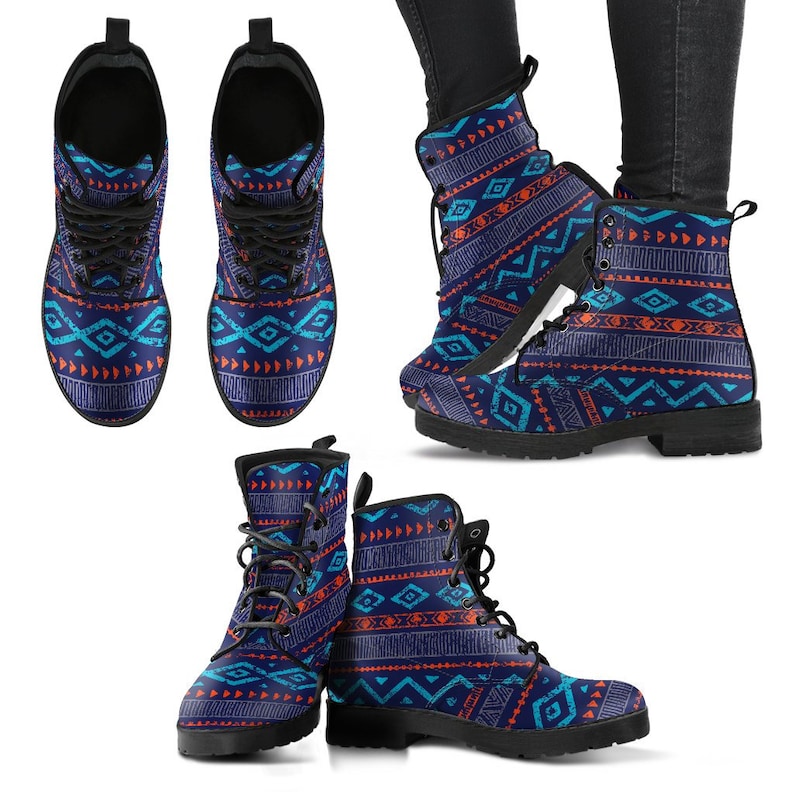 Aztec Blue Woman/'s Boots