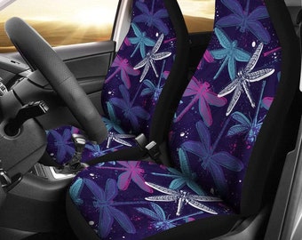 AoHanan Seeds Butterfly Dragonfly Car Seat Covers 2 Pcs Set Vehicle Front Seat Protector Auto Interior Accessories Protetors Car Mat Covers Universal Fit Most Car SUV Van Truck AoHanan Seeds Butterfly Dragonfly Car Seat Covers 2 Pcs Set Vehicle Front Seat Protector Auto Interior Accessories Protetors Car Mat Covers Universal Fit Most Car SUV Van Truck