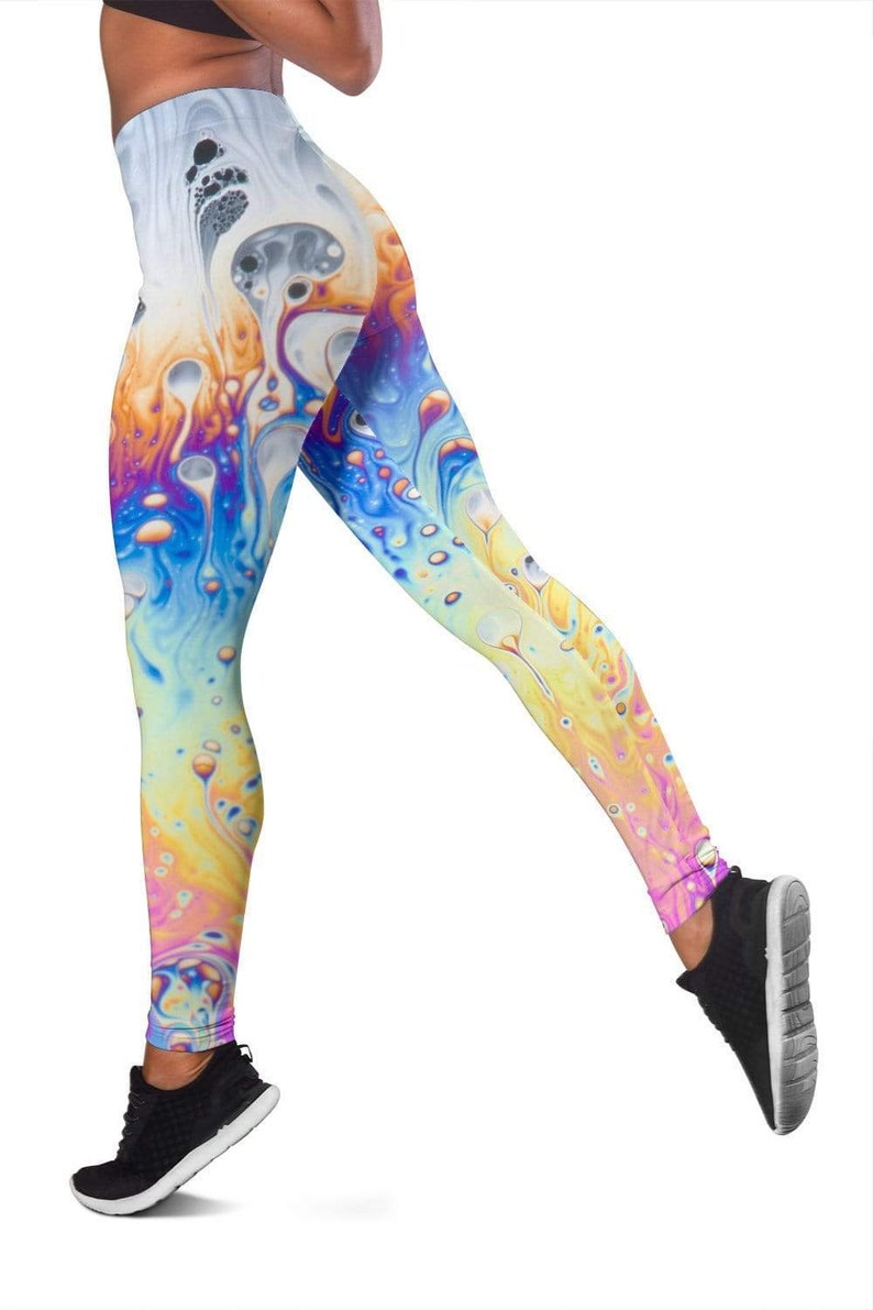 Multi colored workout leggings Clearance
