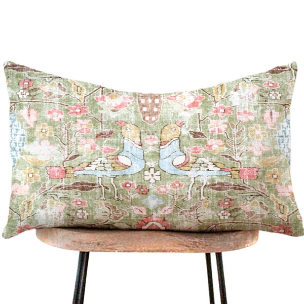 Yellow Lumbar Pillow Small Print Etsy