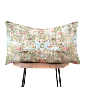 Locanda Turkish Print Lumbar Pillow Cover - Celery Green, Pink, Blue, Yellow  - 12x18, 12x20, 14x20, 14x22, 14x28, 14x36, 15x30, 20x36
