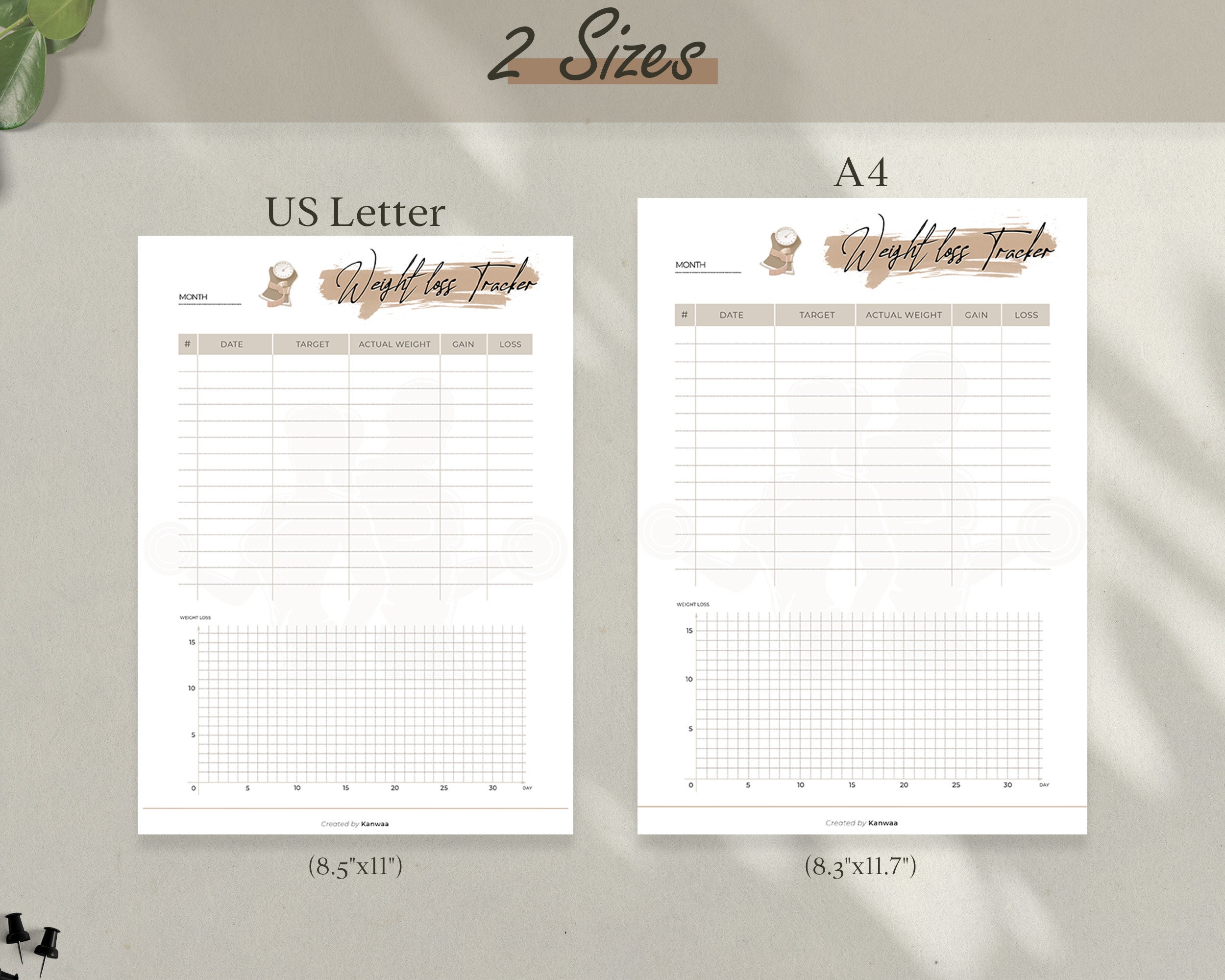Weight Loss Tracker Habit/journal/planner/calender meal/health/wellness Weight Loss Tracker Habit/journal/planner/calender meal/health/wellness