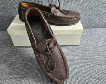 Minnetonka Chocolate Moose Women's Size 8 Loafers Driving Moccasin