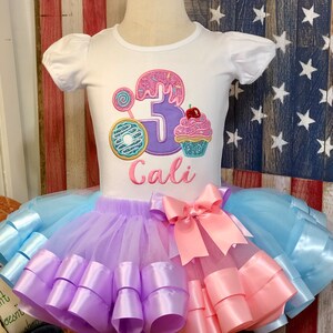 Sweet Celebration-Birthday Tutu Outfit Girls,Sweet One Birthday-cupcake
