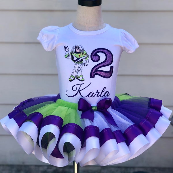 Buzz lightyear baby dress, girl baby dress buzz lightyear costume, themed dress, buzz lightyea