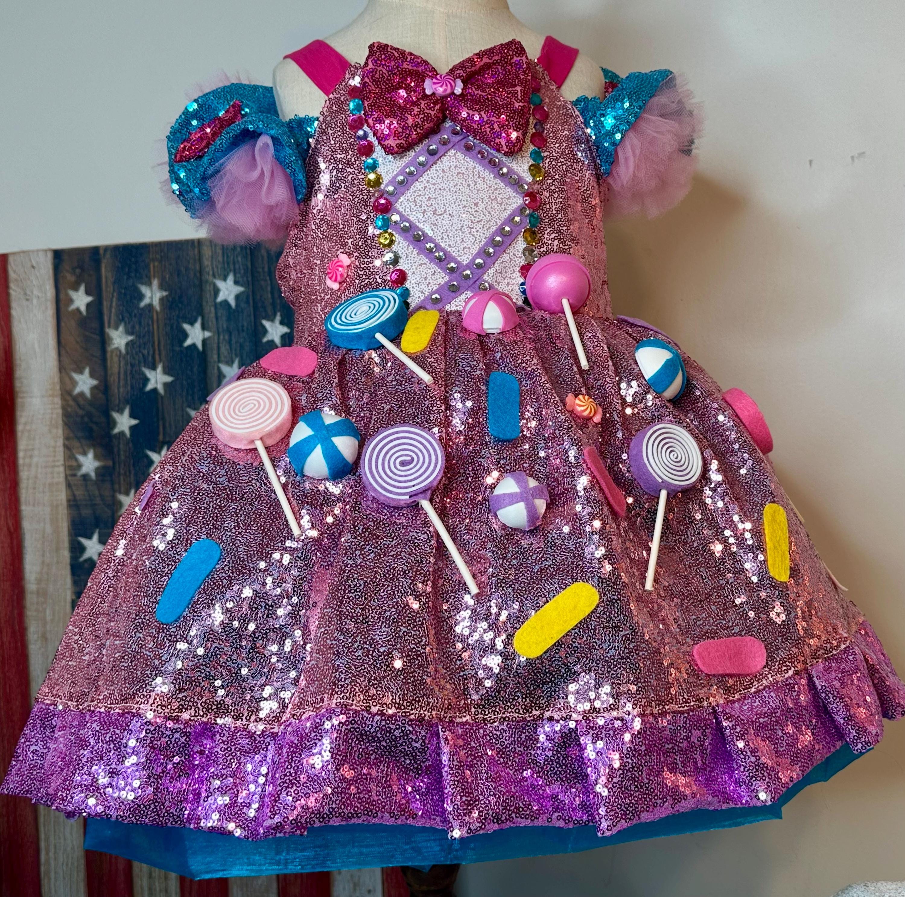 open lace back dress Candy Land tutu set-Candy land outfit-Candy land dress-candy land birt –  Pink Toes & Hair Bows