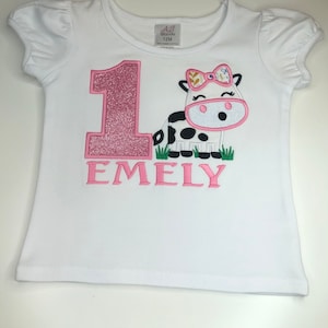 Barn Shirt-Farm Shirt- La Vaca Lola Birthday Shirt- granja