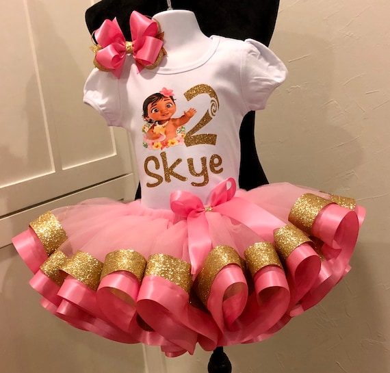 baby moana 1st birthday outfit