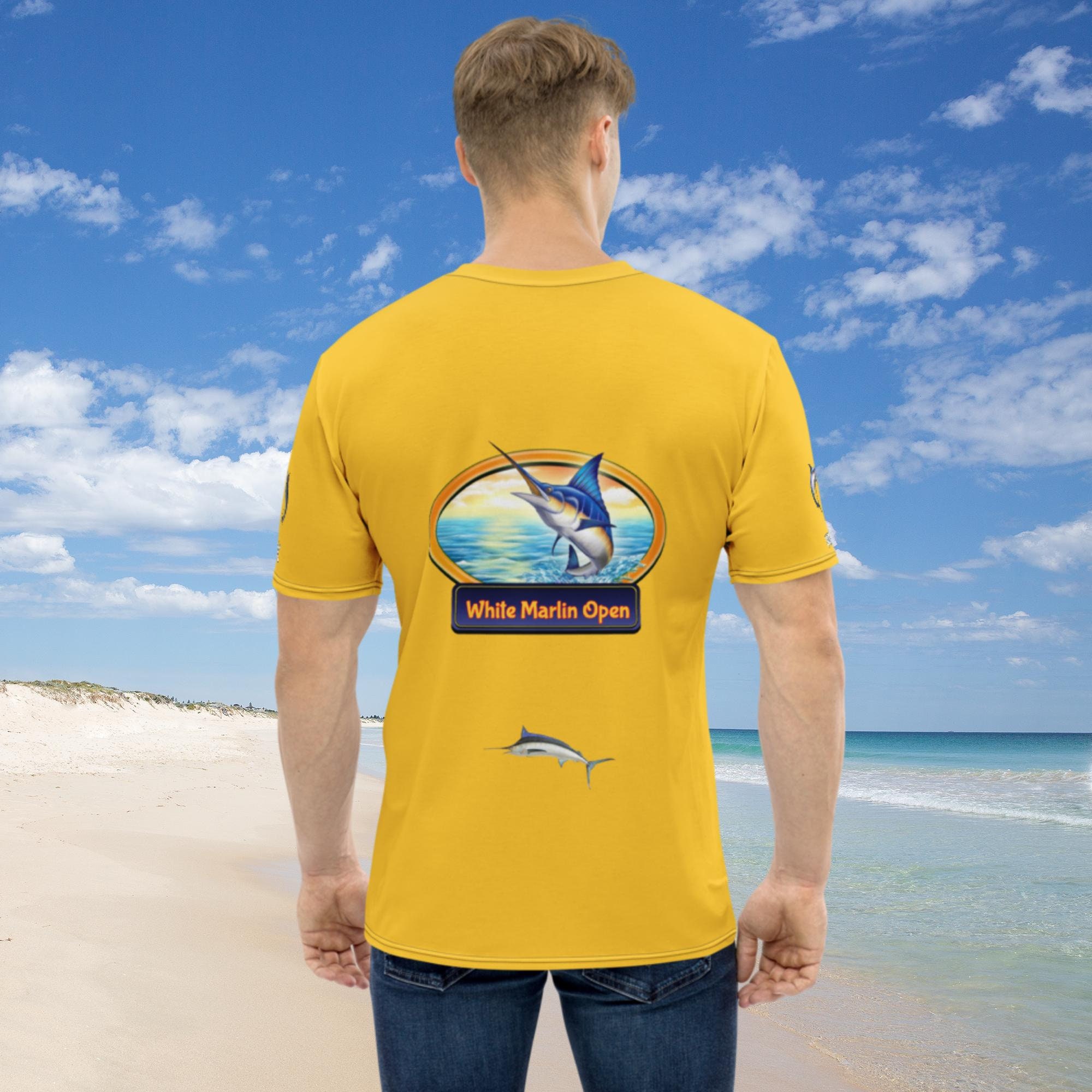 WHITE MARLIN OPEN Customizable T-shirt 