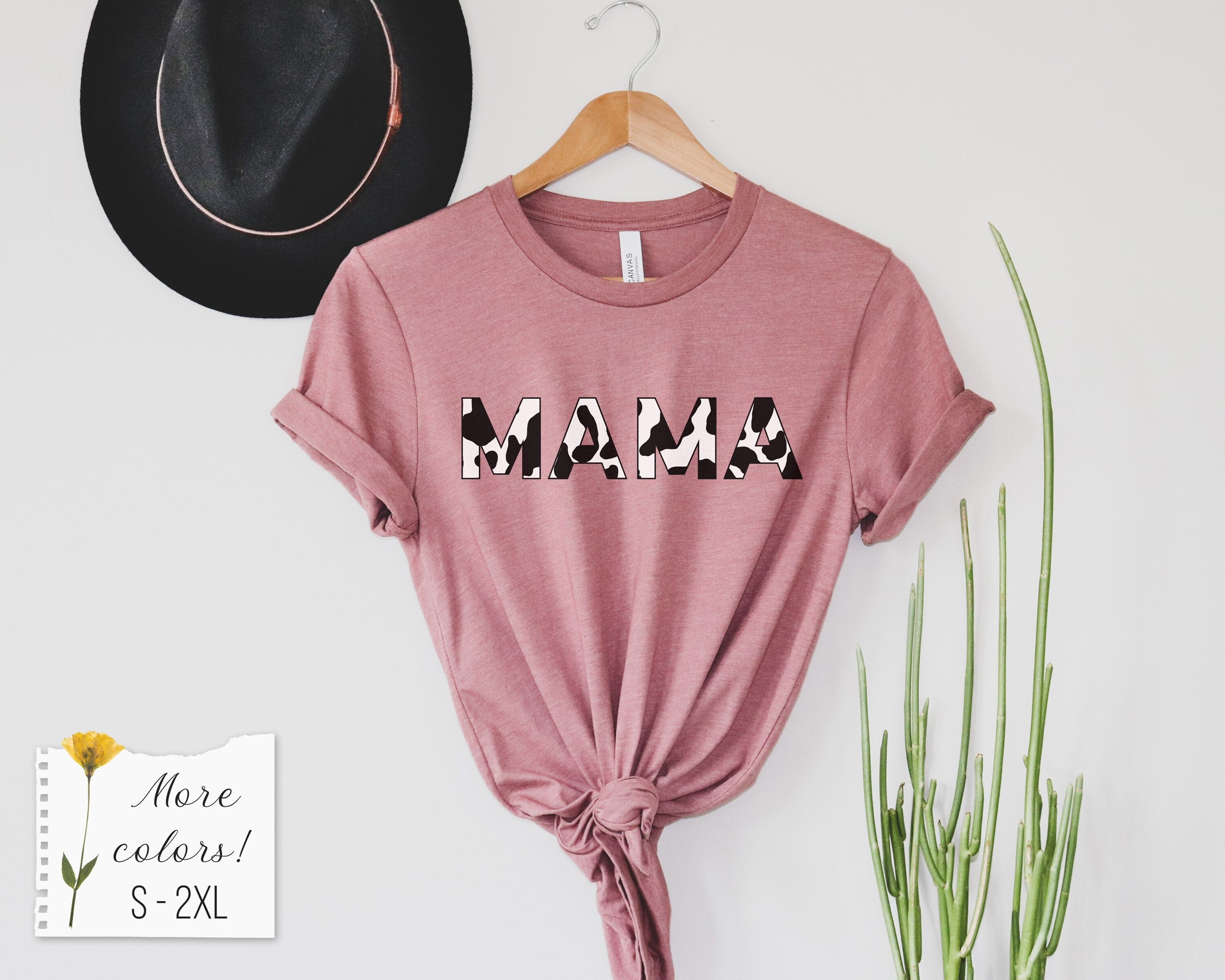 mama cow print shirt