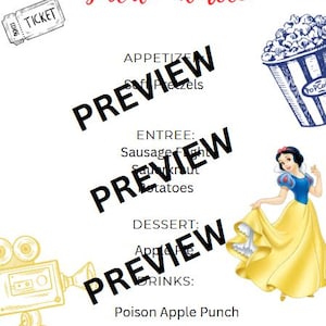 Dinner and a Movie Themes