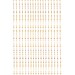 Beautiful Home Decor Acrylic Beaded Curtain Door Screen Divider - Golden Heart