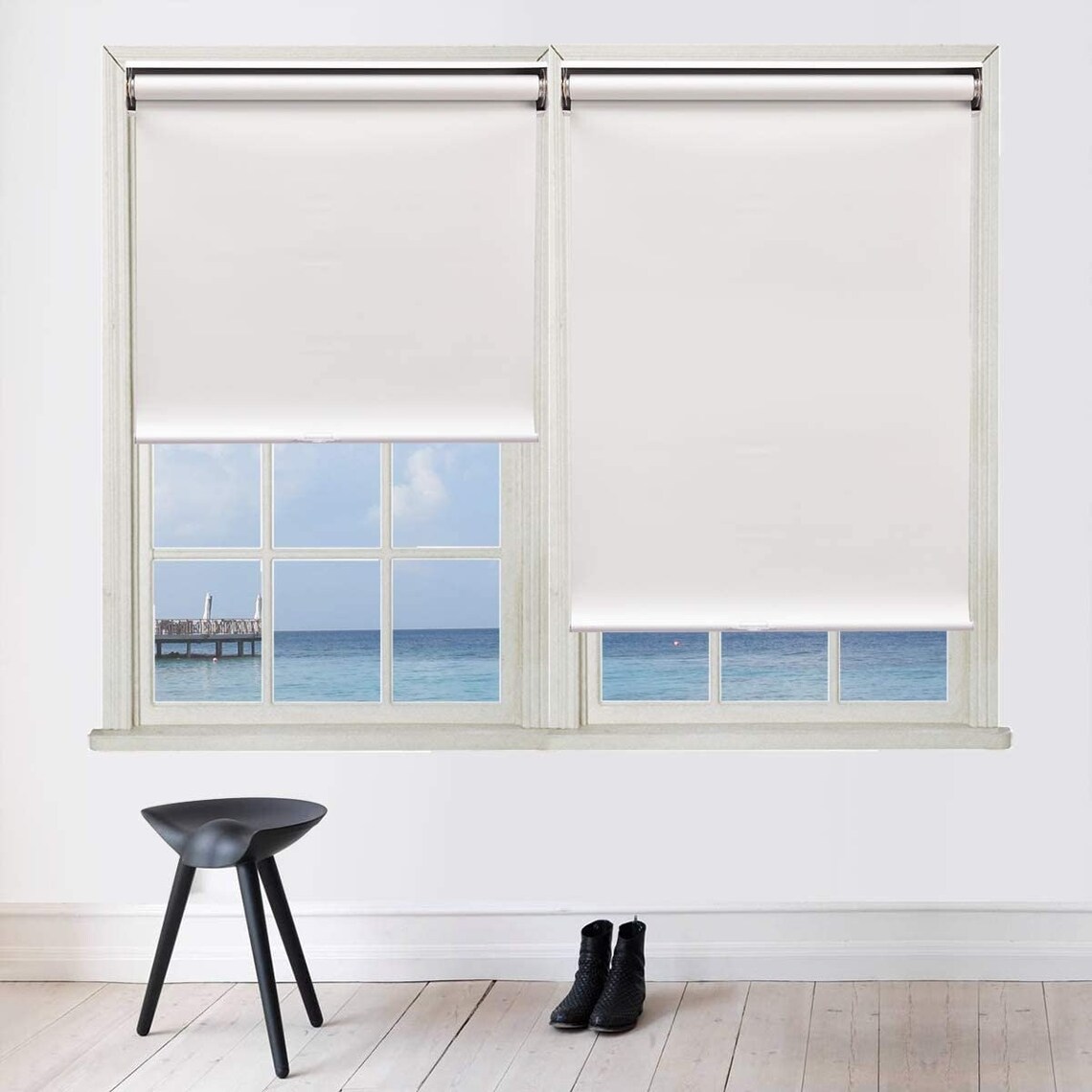 Cordless Blackout Roller Shades Room Darkening Blinds For Etsy