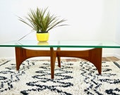 60s Vintage ADRIAN PEARSALL Walnut DANISH Mid Century Modern Style Coffee Table 1960s